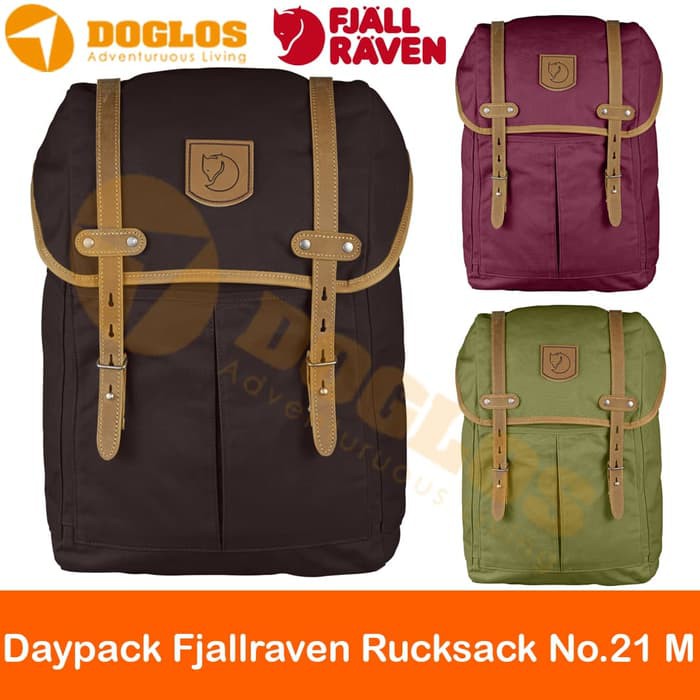 HOT SALE DAYPACK FJALLRAVEN RUCKSACK NO. 21 MEDIUM TAS TRAVEL OUTDOOR RANSEL TERBARU
