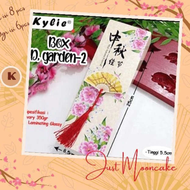

Kotak Mooncake - Kipas Pink / Moonlight - 50/75gr - isi 6/8