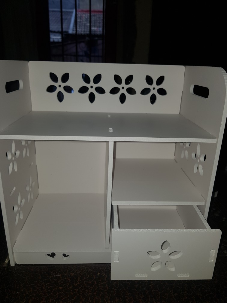 Am500 Rak Meja Makeup Penyimpanan Kosmetik / Kotak Penyimpanan Multi Fungsi