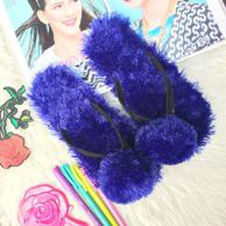 Ivantrend Sandal  Pom Pom Bulu  Shopee  Indonesia