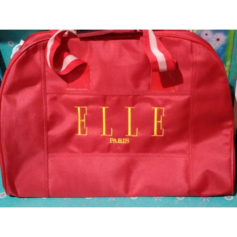 TAS TRAVEL  ELLE MERAH CABE TRAVEL BAG TAS