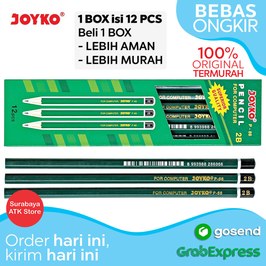 

Pencil / Pensil Joyko P-88 / 2B