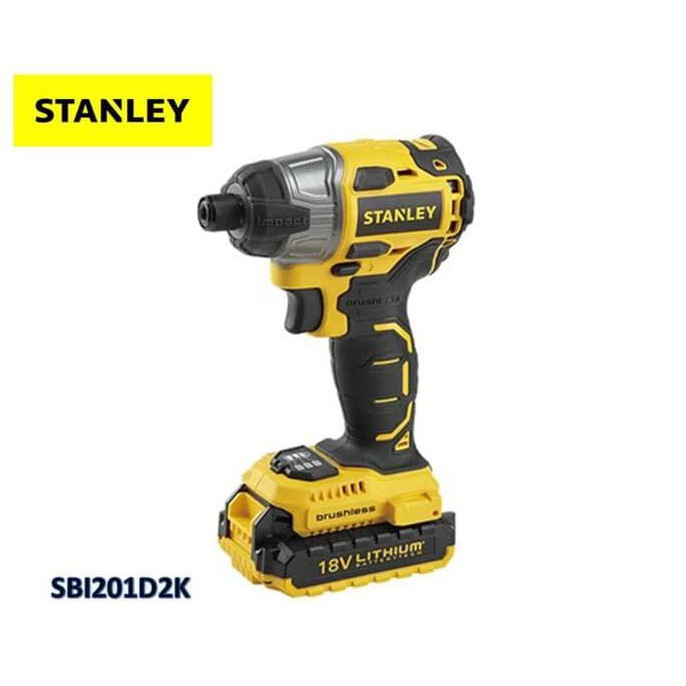 BERKUALITAS BOR BATERAI IMPACT DRIVER BRUSHLESS STANLEY SBI201D2K