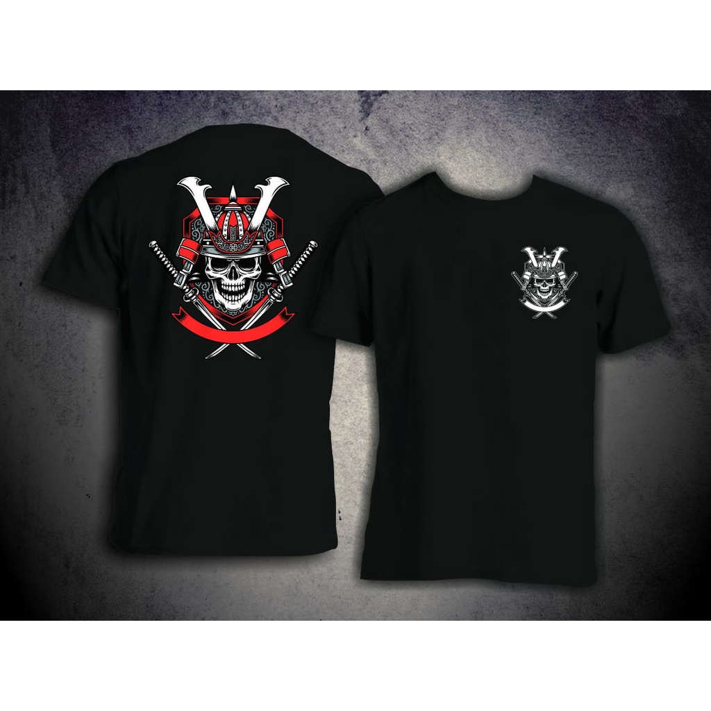 Kaos Samurai Skull | Japan | Terbaru | Viral