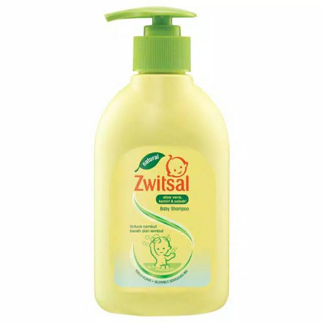 Zwitsal Natural Baby Shampoo Aloe Vera Kemiri &amp; Seledri