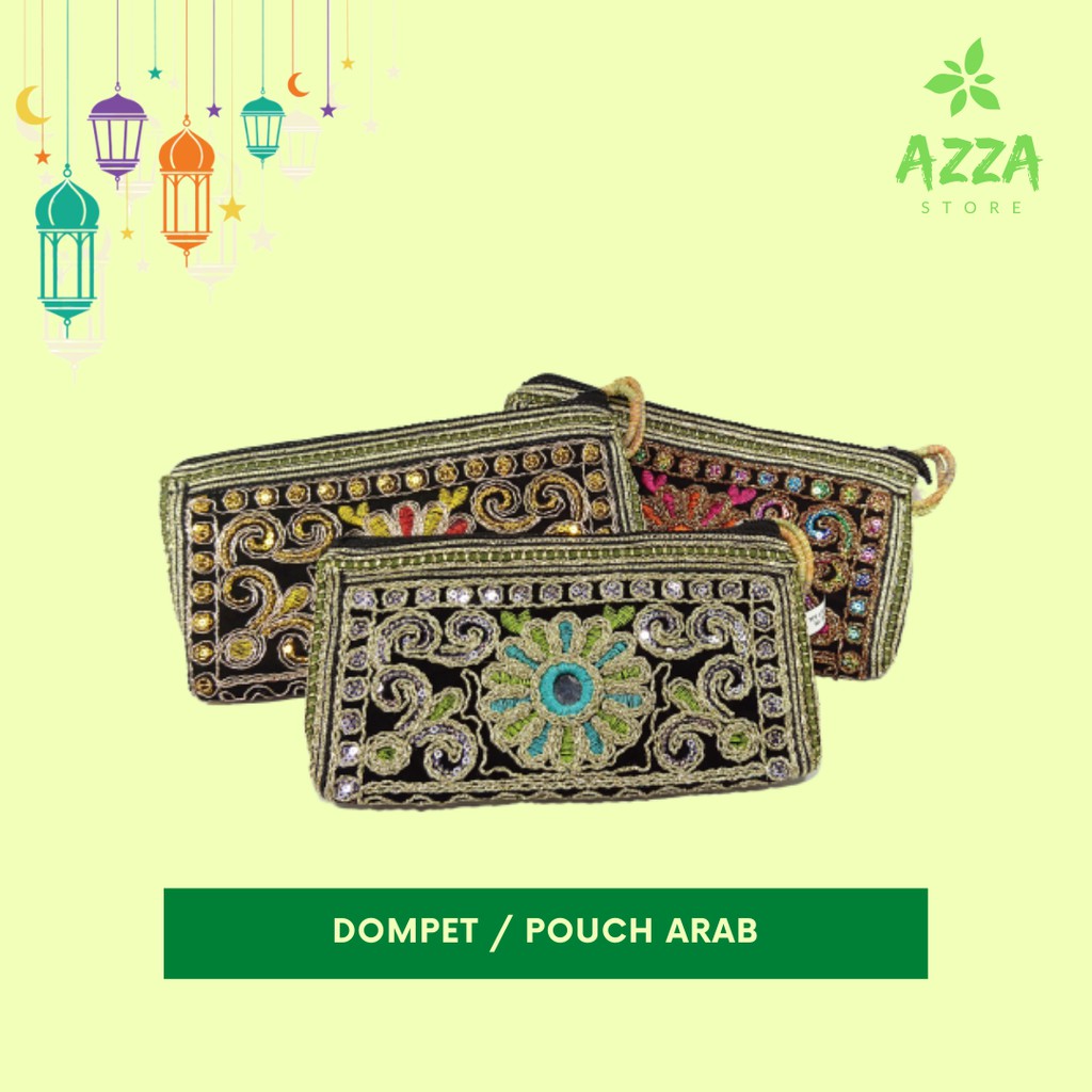 Pouch Dompet Arab / Dompet Oleh Oleh Haji &amp; Umroh