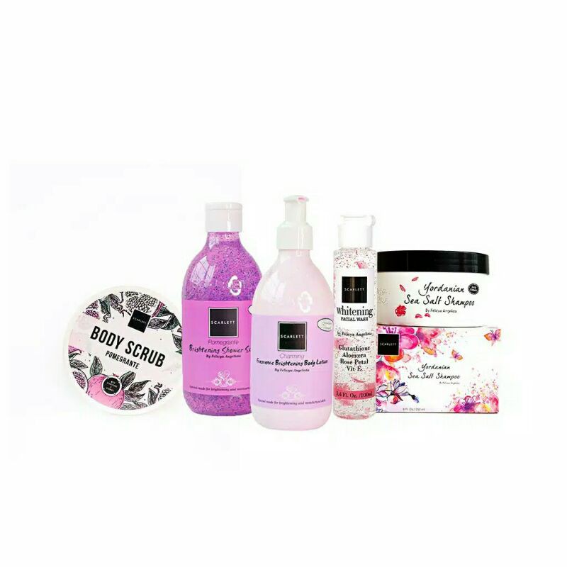 [BISA COD] PAKET HEMAT 5 ITEM SCARLETT WHITENING 100% ORIGINAL