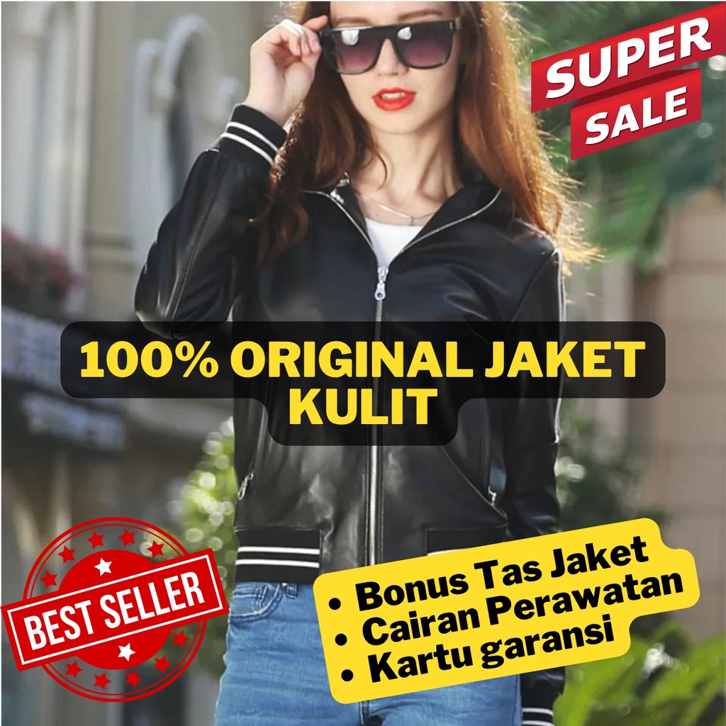 Jaket kulit wanita jaket kulit domba asli jaket motor wanita jaket kulit cewek jaket kulit cewek kul