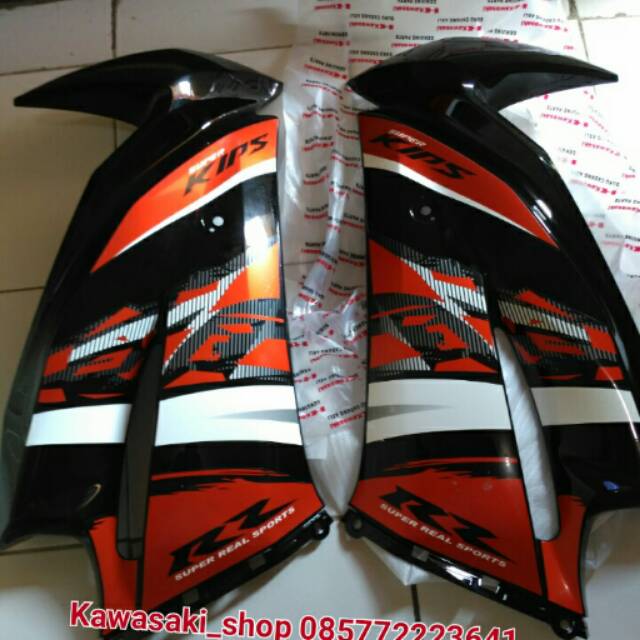 Fairing atas ninja rr new original orange se 2014