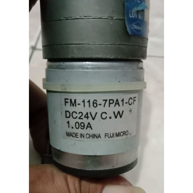 Think Gearbox motor Dc 24V1.09A Ex mesin Fotocopy