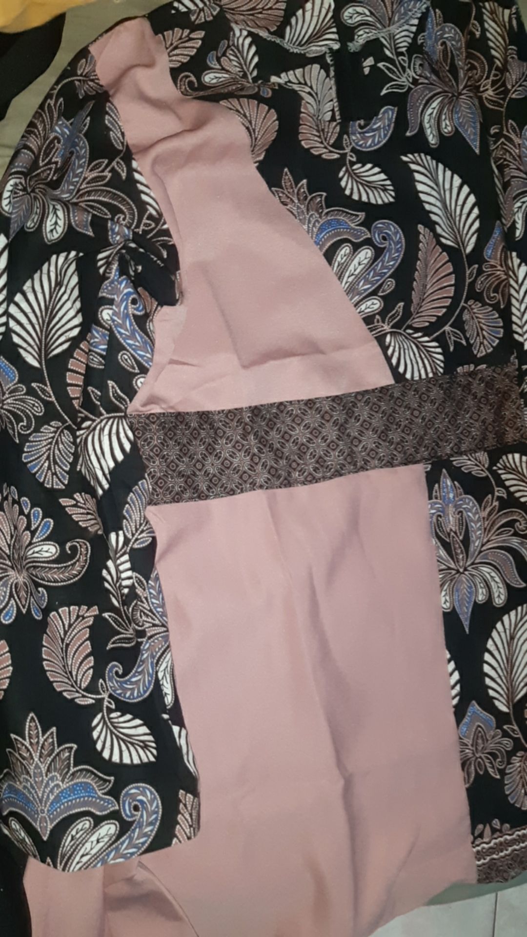 Tey-17 Batik Wanita Asj Sa Hrb026 Kenongo Kemeja Tosca Pendek