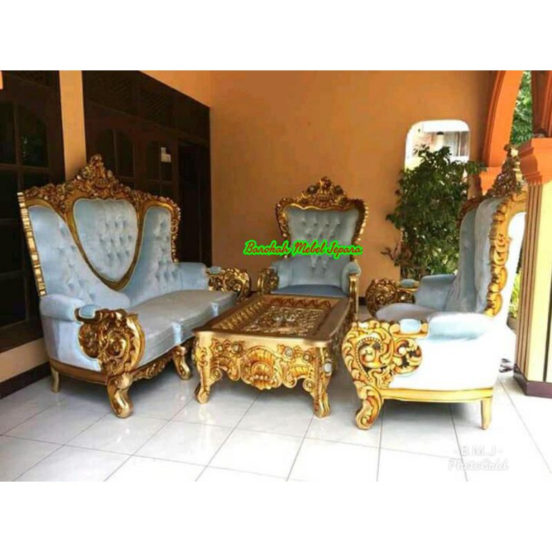 Kursi Tamu jati Bellagio Mewah / Sofa Tamu jati Bellagio mewah