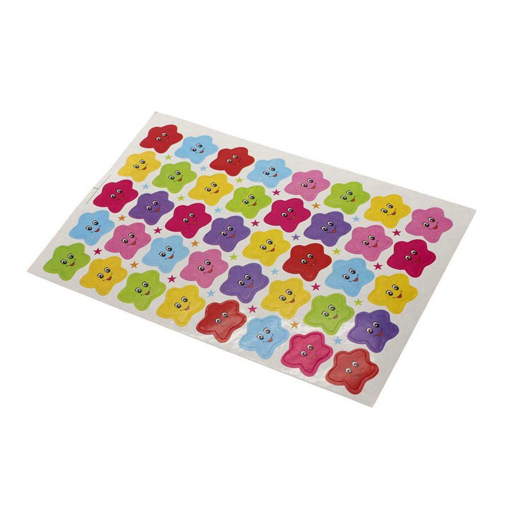 Lanfy 10pcs Smile Stars Stiker Kreatif Label Hadiah Guru Perlengkapan Sekolah DIY Scrapbook Stiker