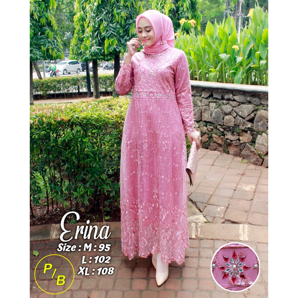 Aneka Warna Gamis Kebaya Erina