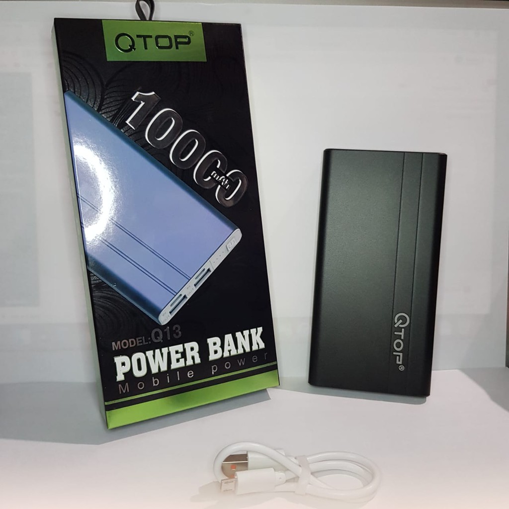 Powerbank QTOP Mobile Power 10000mAh Q13  ORIGINAL 100% [QTOP.ID]