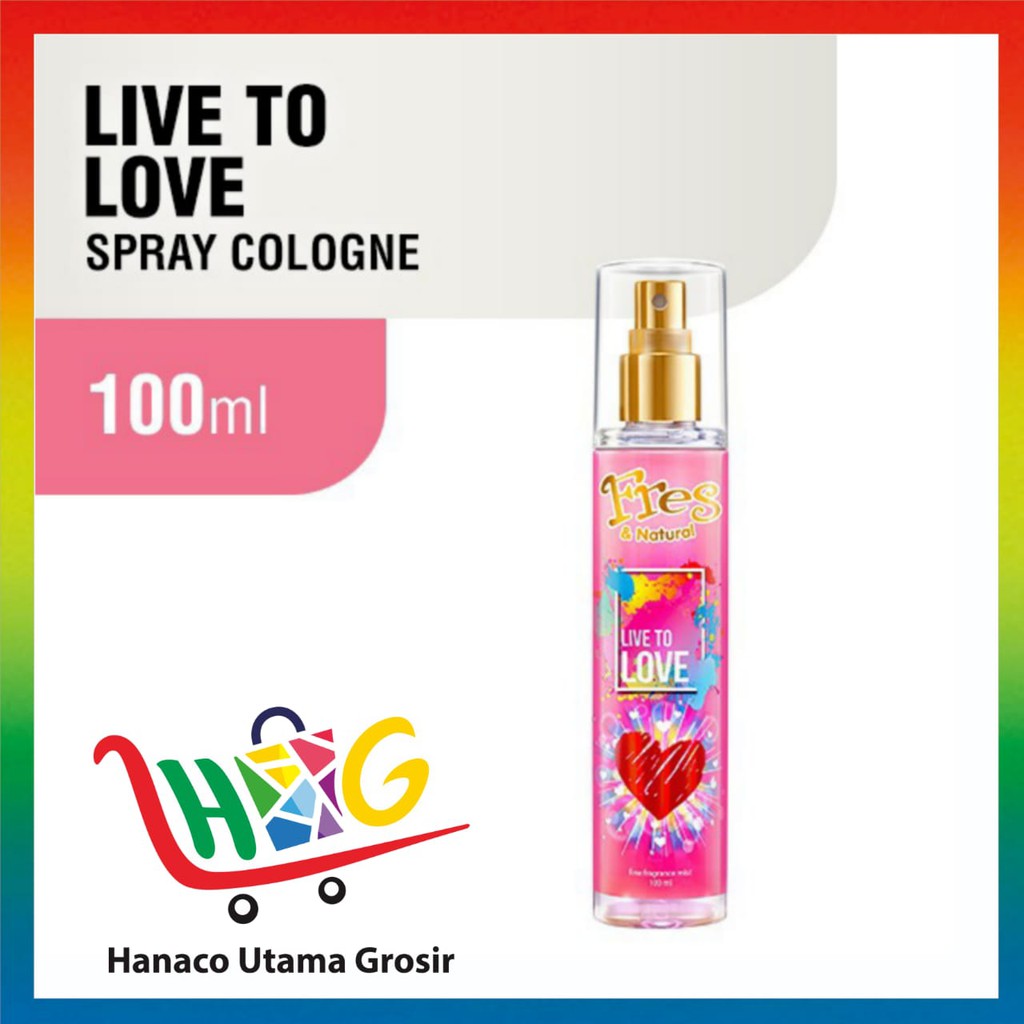 Fres &amp; Natural Spray Cologne - 100 ml