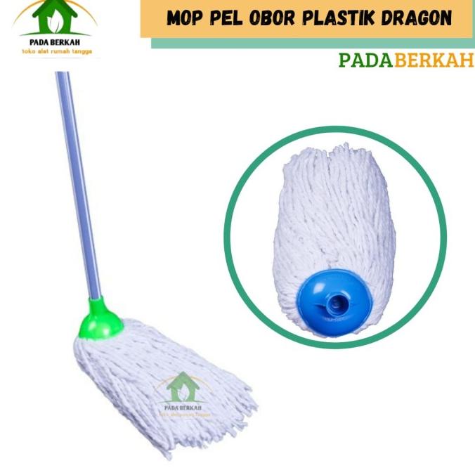 Mop Pel Obor Plastik Dragon/ Alat Pel Lantai Dragon