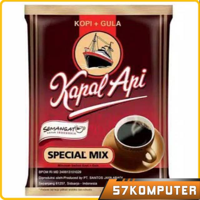 Kopi Kapal Api Spesial Mix Kopi + Gula