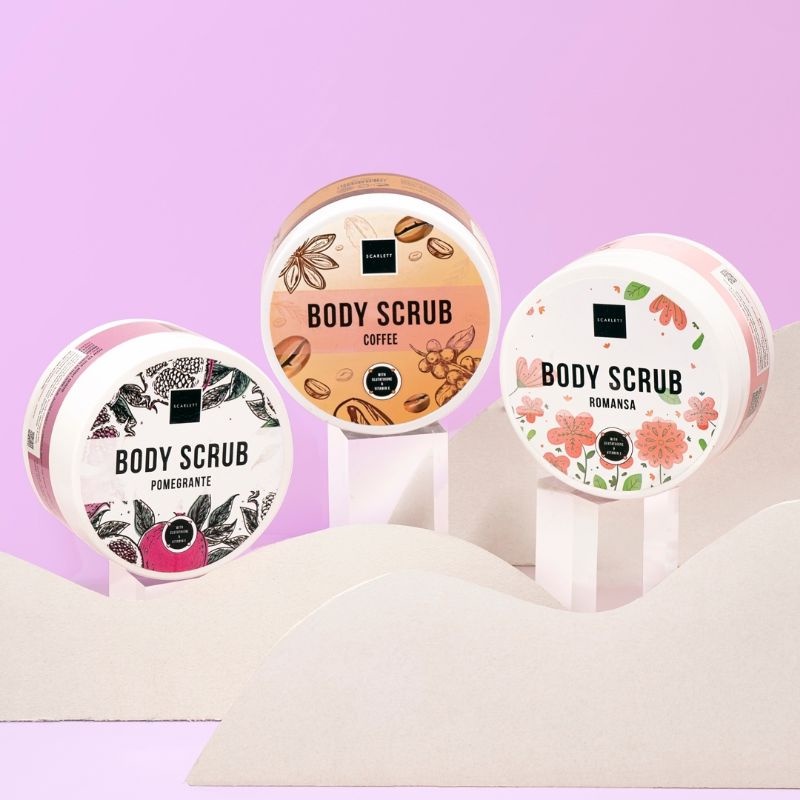 SCARLETT BODY SCRUB / Scarlet LULUR BADAN / Lulur SCARLETT