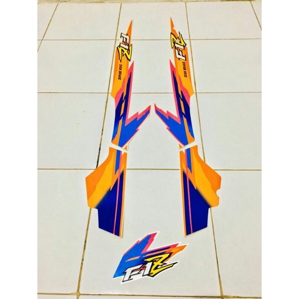 graphic striping sticker stiker yamaha fiz f1z putih albino 94