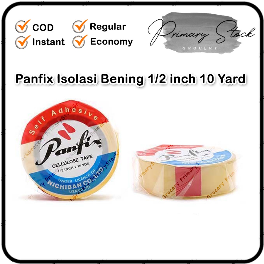 

Isolasi Bening 1/2 inch Panfix Solatip Kecil Solasi 1/2inch Selotip