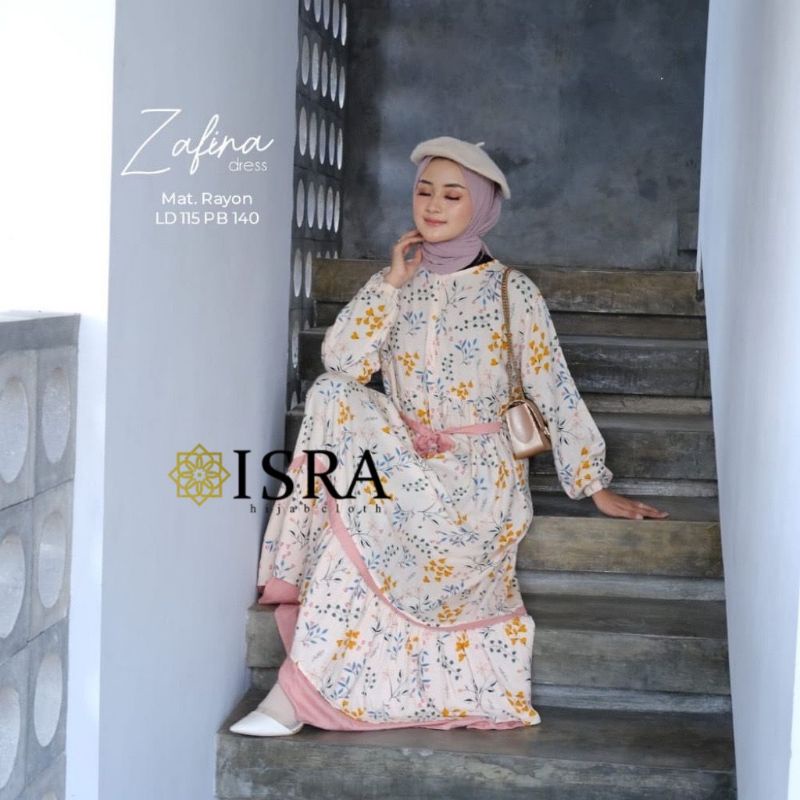 Zafina Dress Fashion Muslim Gamis Rayon Jumbo