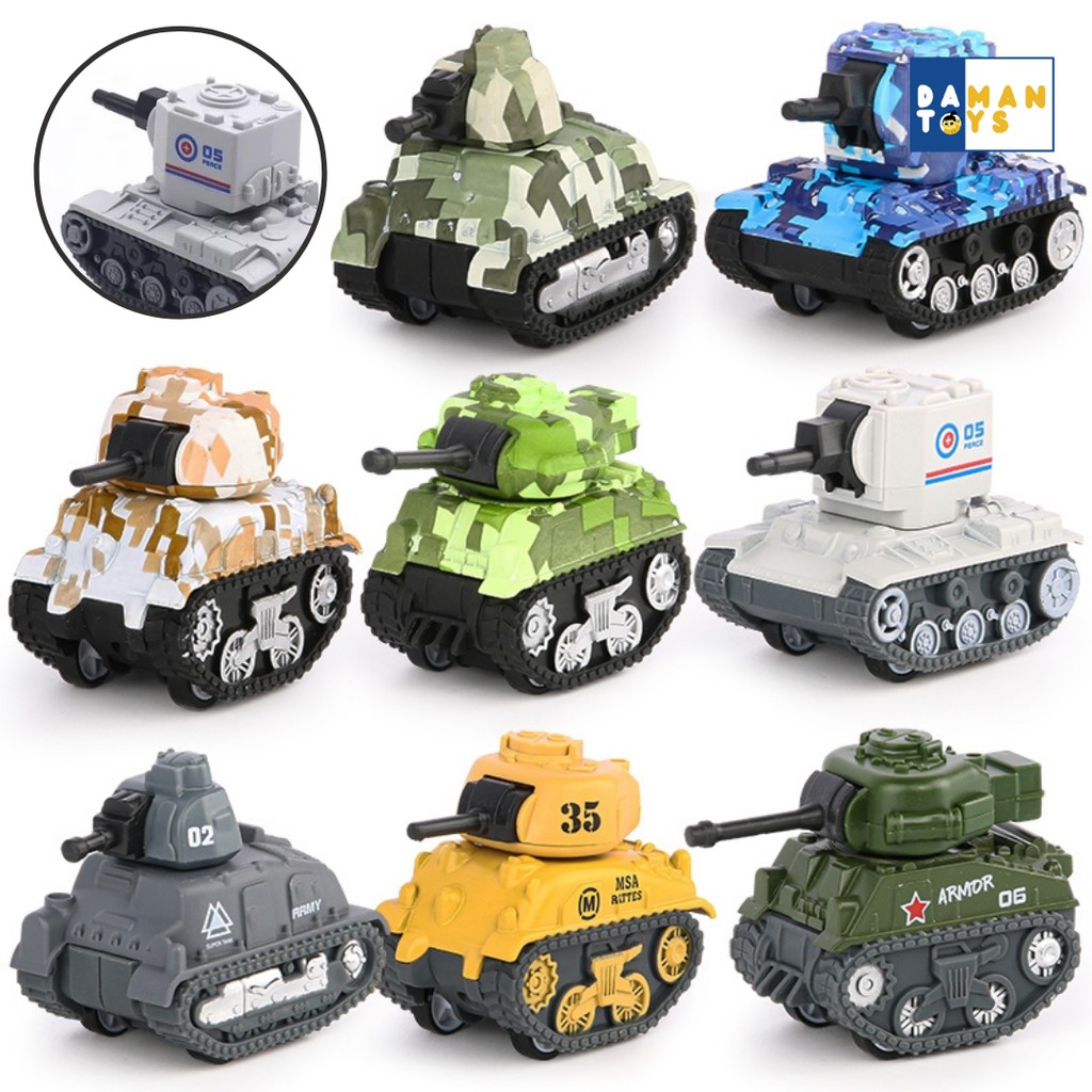 Mobil Tank Diecast Army Mainan Anak Laki Cowok Hadiah Kado Murah