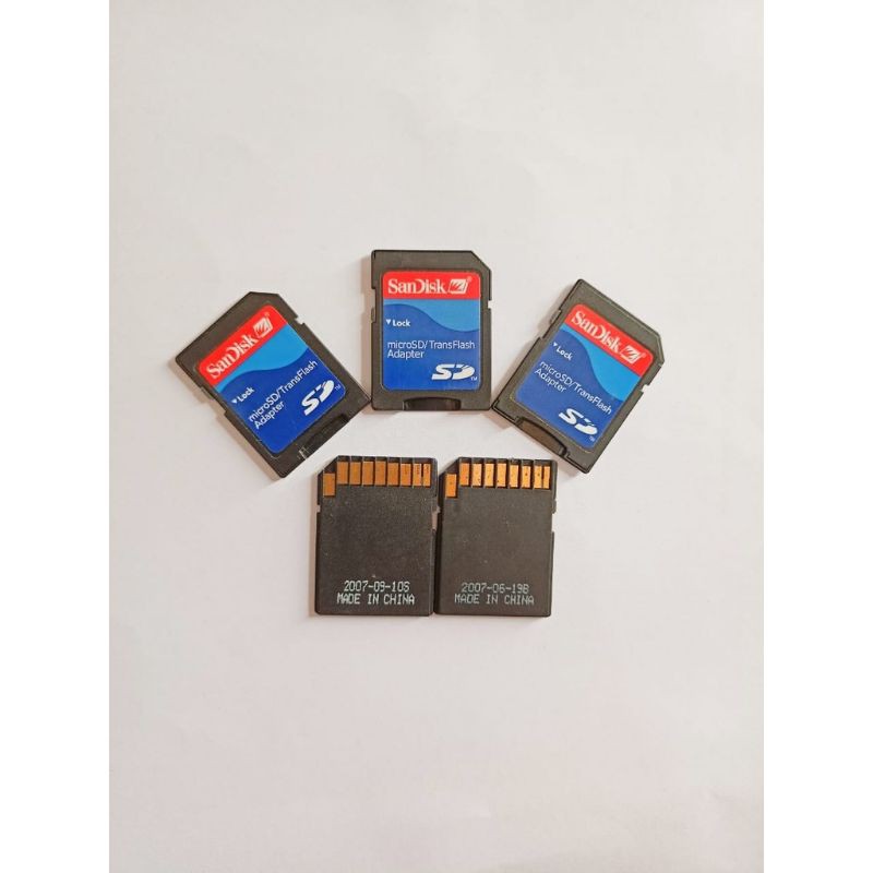 Sandisk Adapter Memory Micro SD to SD Card Original