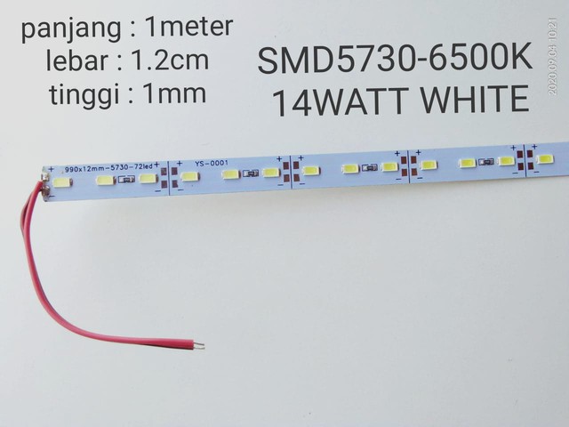 [DSP-9271] HARD STRIP LED SMD5730 WHITE 14WATT 1METER