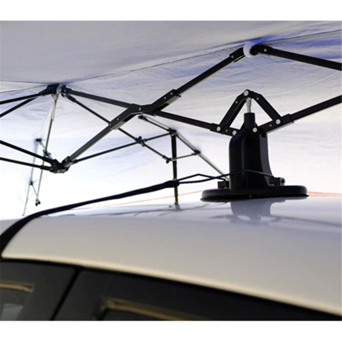 Car Umbrella UV Semi Automatic Tenda Cover Payung Panas Atap Mobil Anti Panas