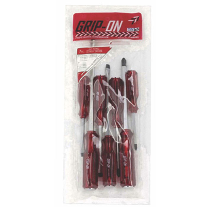 OBENG TEMBUS SET 7 PCS GO THRU SCREWDRIVER GRIP ON 84-000