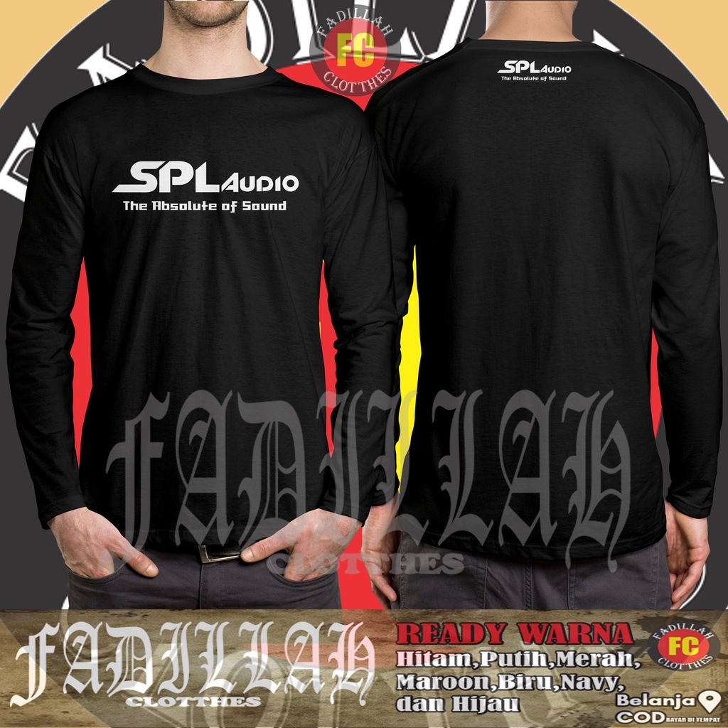 Kaos SPL Audio Logo Operator Sound System v2 Lengan Panjang Baju Distro