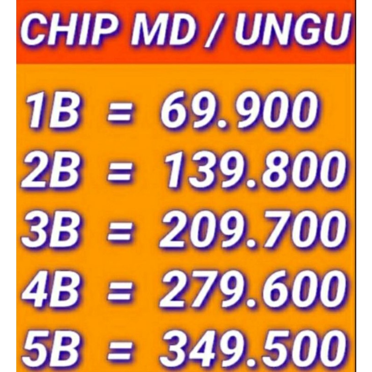 Chip Higgs Domino, Agen resmi Chip Ungu / Chip MD