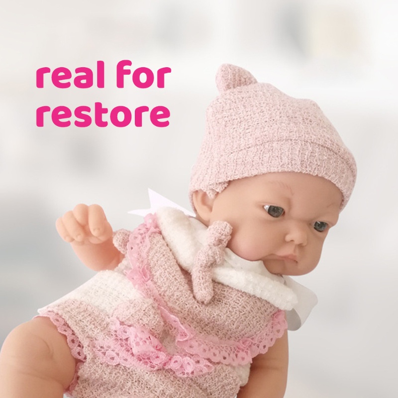 Mary 25cm Mini Tidur Untuk Boneka Untuk w/Lovely Face Eyes-opened Soft Toy Baby Party