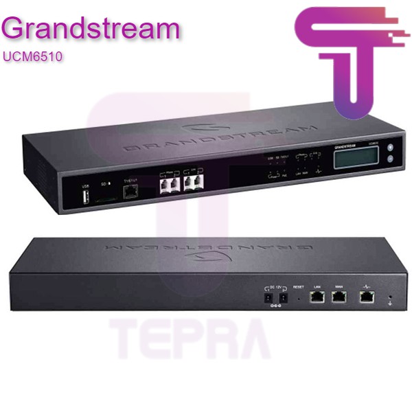 Grandstream UCM6510 IP-PBX 1T1/E1/J1 2-FXO &amp; 2-FXS UpTo 200 Call