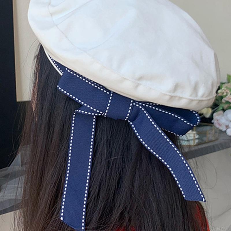 Topi Baret Pelukis Bentuk Octagonal Gaya Inggris Untuk Wanita