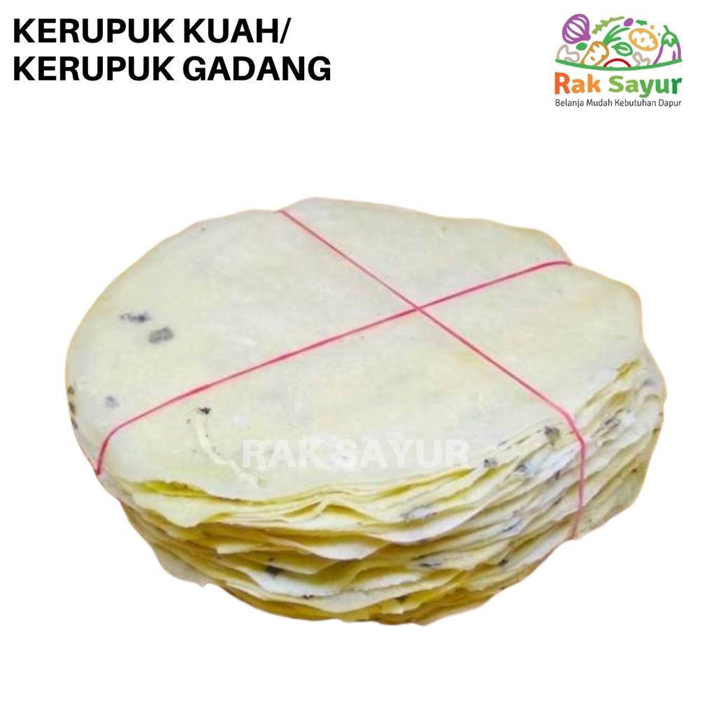 

Kerupuk Kuah Mentah Isi 25 Keping Kerupuk Sate Ubi Asli Minang Padang