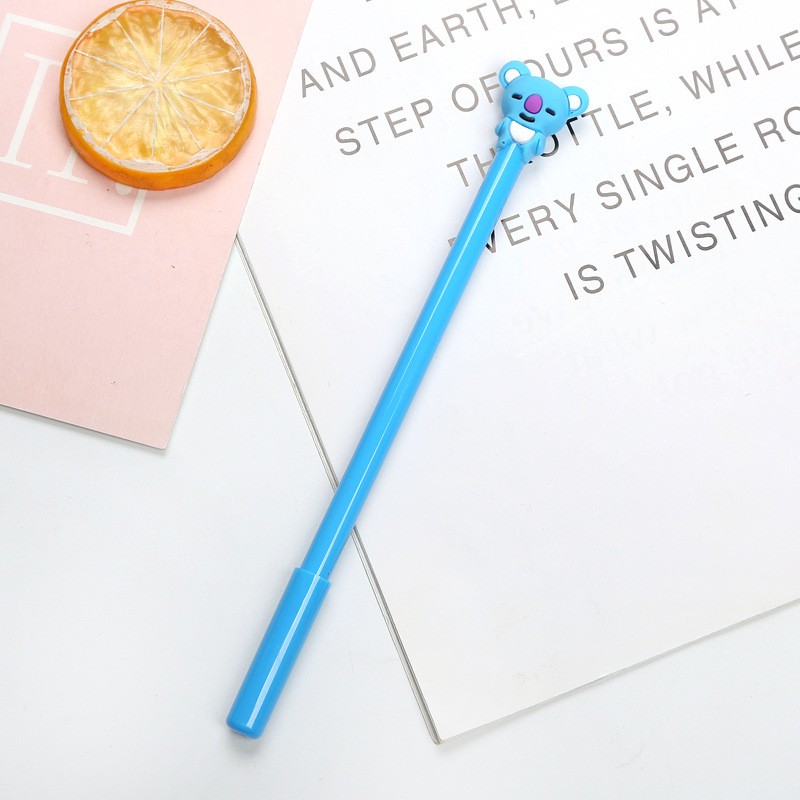 Pulpen Korea Kpop / Pena Gel Lucu Unik Karakter KPOP / TS-59-Koya Biru