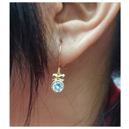 Anting wanita // anting koncer permata//anting gantung//perhiasan //anting