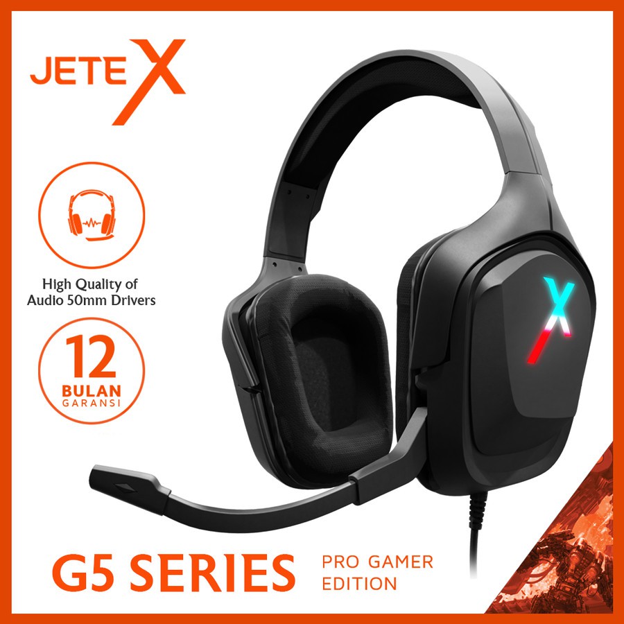 Headset Gaming Headphone Gaming JETE-X G5 Series