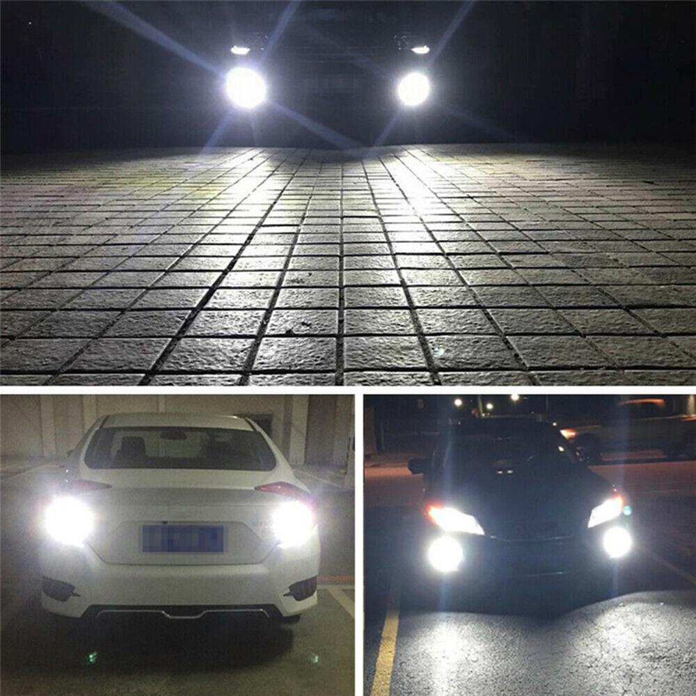 Rebuy H4 H7 Bohlam Lampu Depan LED 1pc 12V Aluminium High Low Beam Aksesoris Mobil Lampu Mengemudi