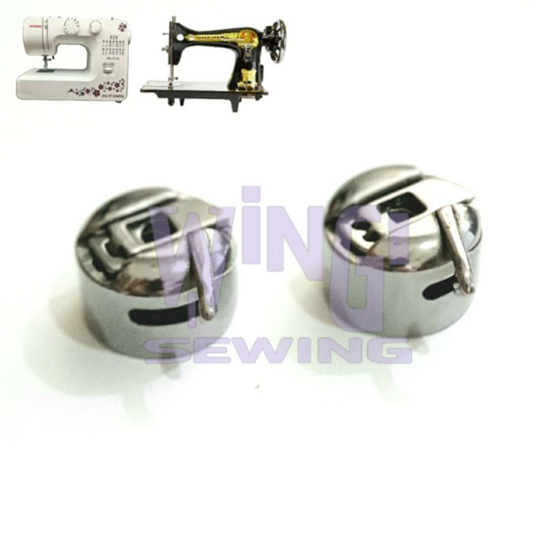 Sekoci TRADISIONAL PORTABLE Bobbin Case Rumah Spul Mesin Jahit