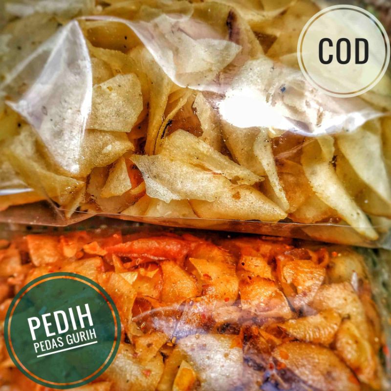 

Keripik singkong original asin gurih 150 grm