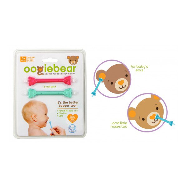 Oogiebear-Brite / Oogie Bear / Boogertool Nose &amp; Earpick Cleanser / Pembersih Hidung dan Telinga Bayi