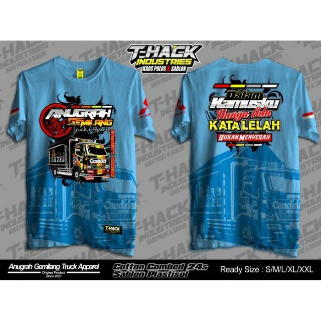 Kaos truck ori berkualitas anugrah gemilang kaos