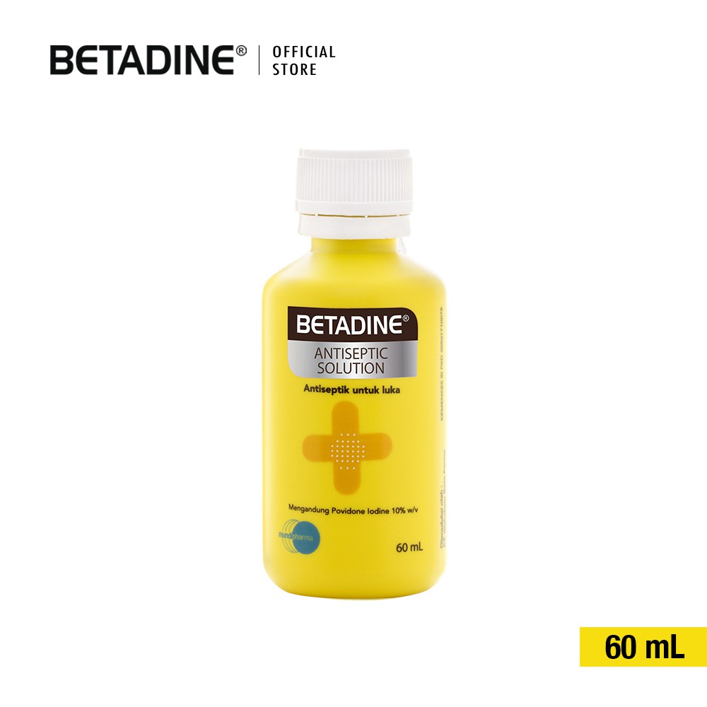  BETADINE  Antiseptic Solution 60 mL Shopee Indonesia