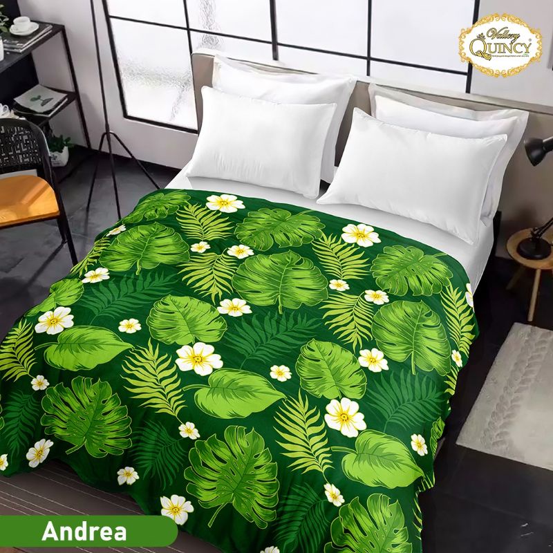 NEW MOTIF!! Selimut Vallery Quincy Jumbo 220x220 cm Original Baru Kualitas Premium By Internal Grup-Andrea