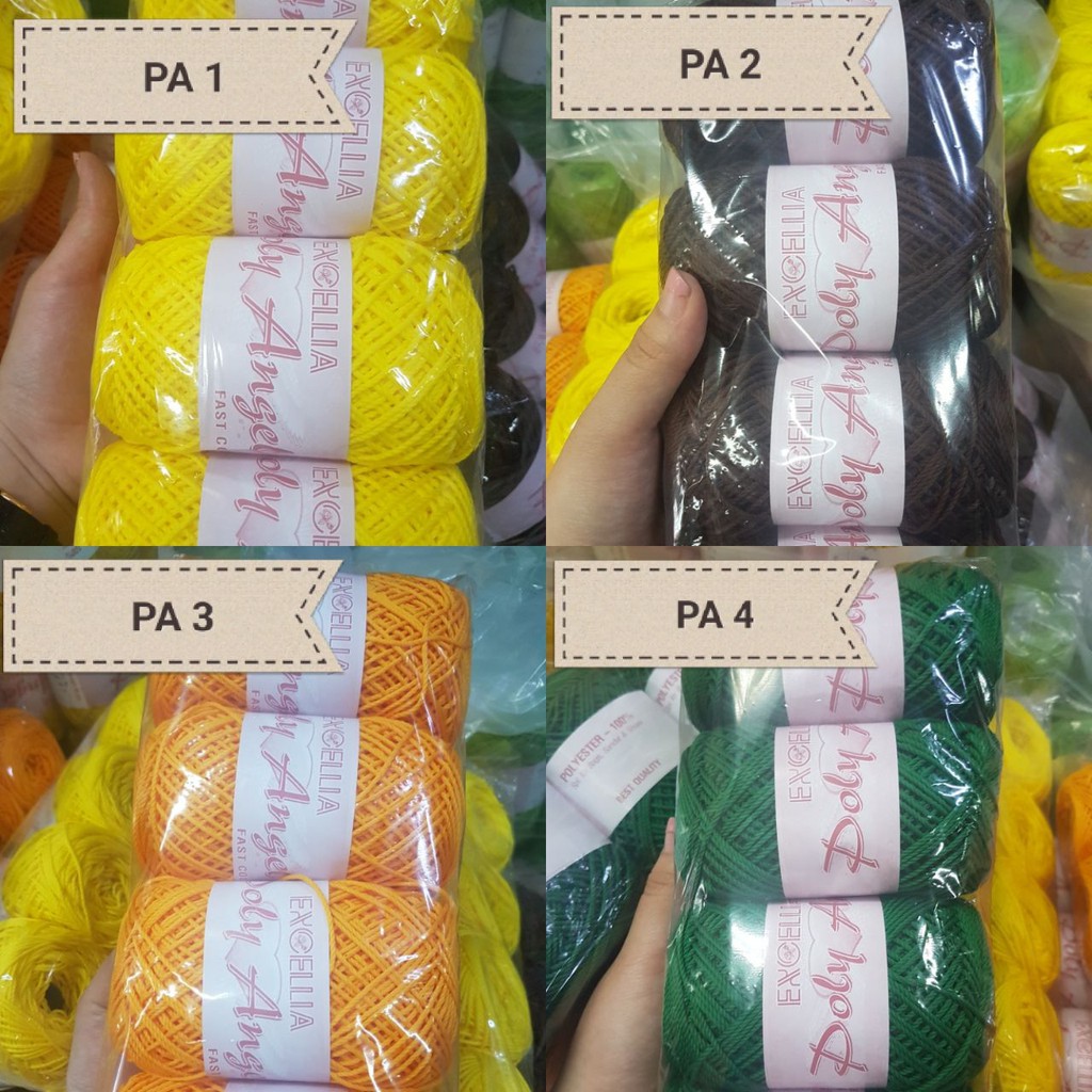 Benang rajut Poly Angel