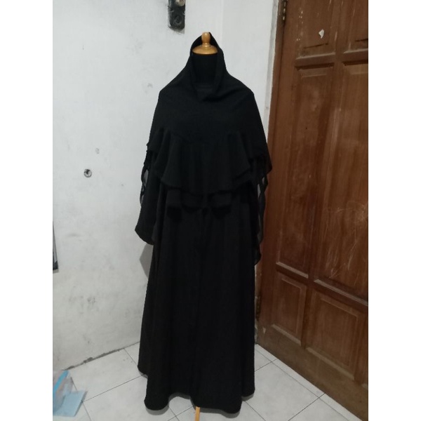 PL gamis Amima Set Hitam second