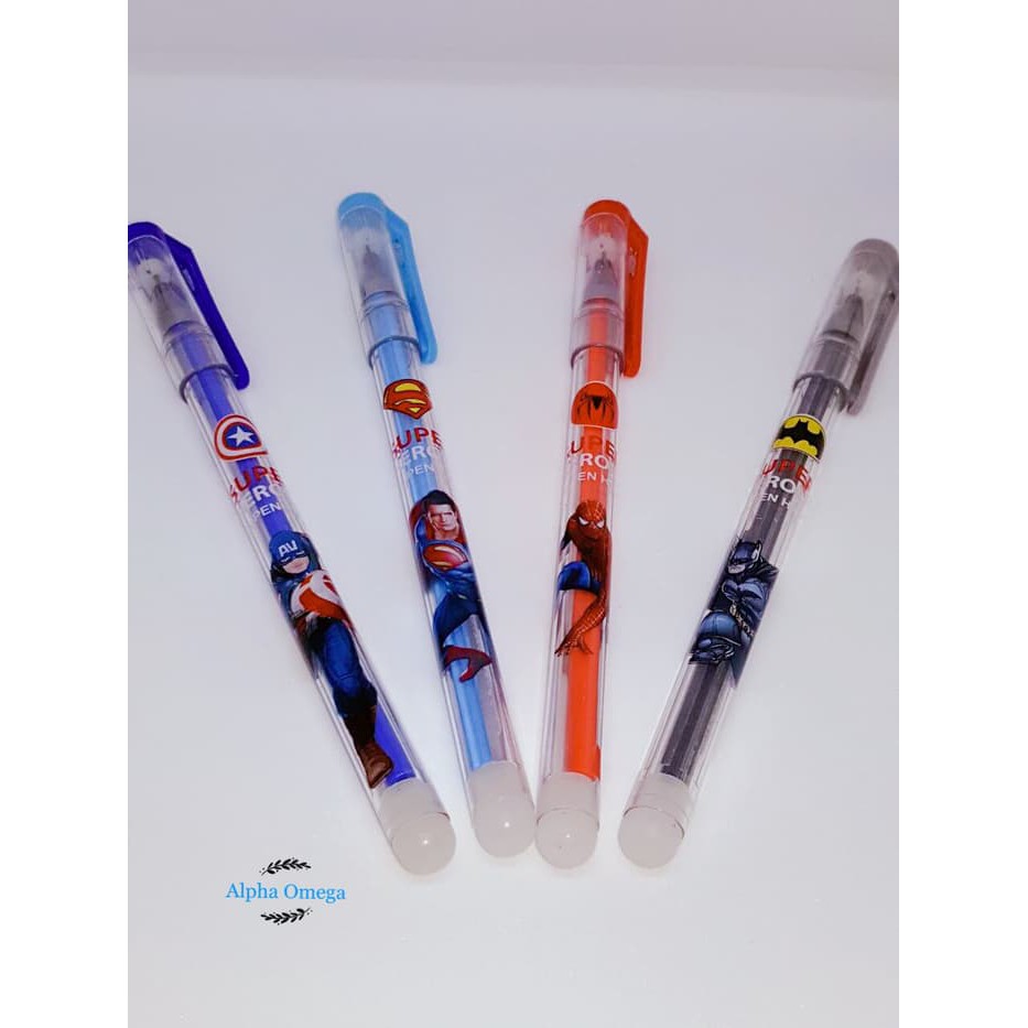 

Pulpen Gel / Pen Gel Edisi Frozen & Superhero 0.38 mm